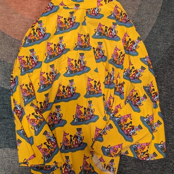 nooworks - New With Tags - Francis Skirt in Dog Party Print - XS - Picture 4 of 4